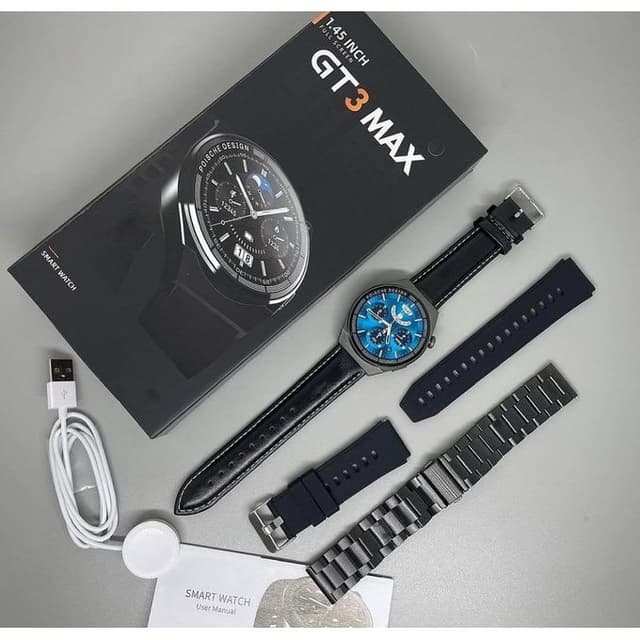 ساعة ذكية بشاشة دائرية GT3 MAX