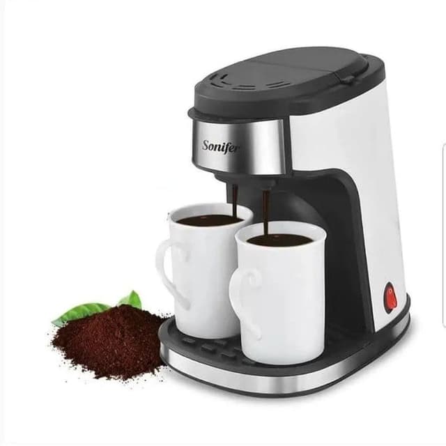 ماكينة تحضير القهوة الإسبريسو مع كوبين بورسلين – سونيفير 450 واط