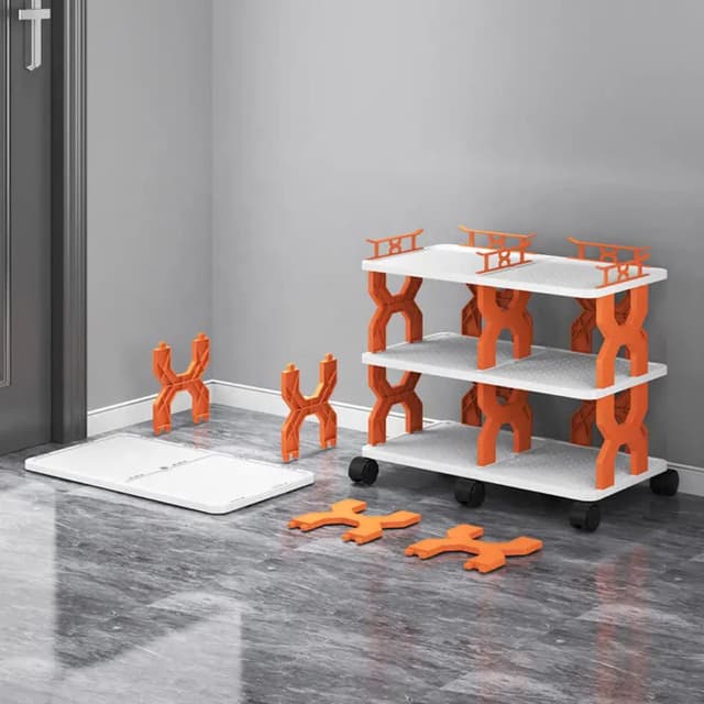 رف بلاستيكي 5 طوابق