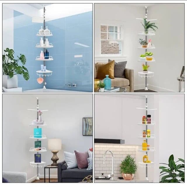 رف متعدد الزوايا بـ 4 مستويات - يتحمل حتى 16 كغ